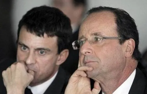 Manuel Valls e François Hollande