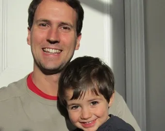 Dr. Thomas Sardella e seu filho Emanuele. (Foto: SPUC)