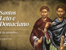 Santos Leto e Donaciano.