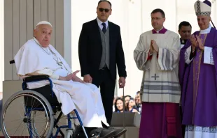 Papa Francisco no Jubileu dos Enfermos, no Vaticano, no último domingo (6).