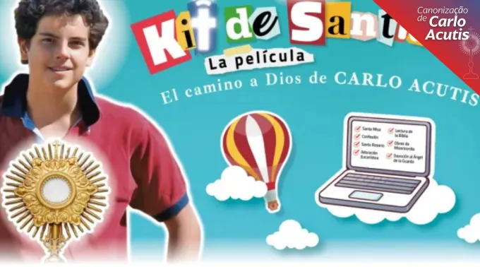 Cartaz de "Kit de Santidad: O Caminho para Deus de Carlo Acutis"