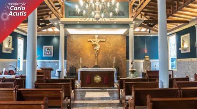 A Paróquia Universitária Beato Carlo Acutis em Santo Amaro, São Paulo (SP).