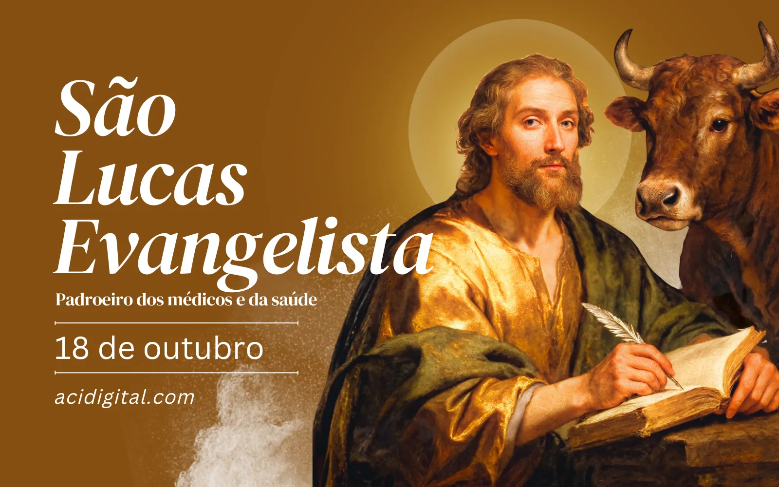 Hoje é celebrado são Lucas evangelista, o padroeiro dos médicos