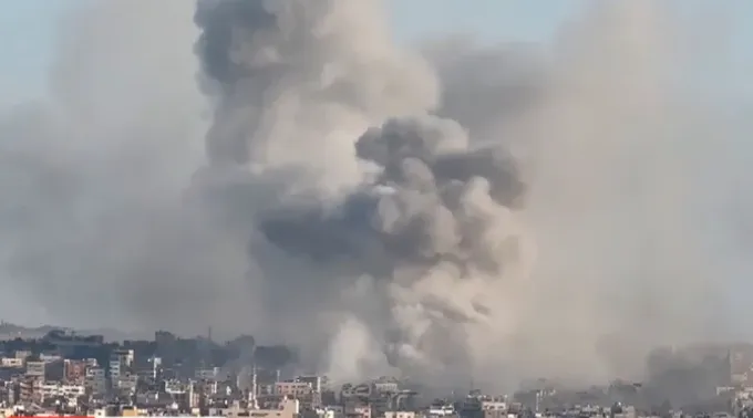 Explosão na Faixa de Gaza. ?? 