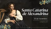 Hoje é celebrada santa Catarina de Alexandria, padroeira das solteiras e estudantes