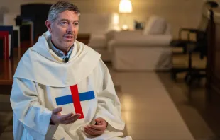 O padre Antonio Aurelio, vigário geral da Ordem Trinitária.