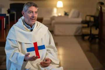 O padre Antonio Aurelio, vigário geral da Ordem Trinitária