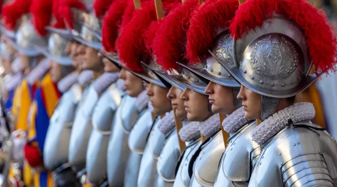 novos guardas suíços pontifícios