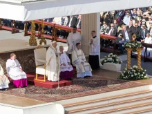 Missa da Solenidade de Todos os Santos, celebrada hoje (1º), pelo papa Leão XIV