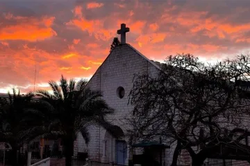 Igreja Sagrada Família, em Gaza