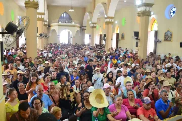 despedida dos romeiros e bênção dos chapéus