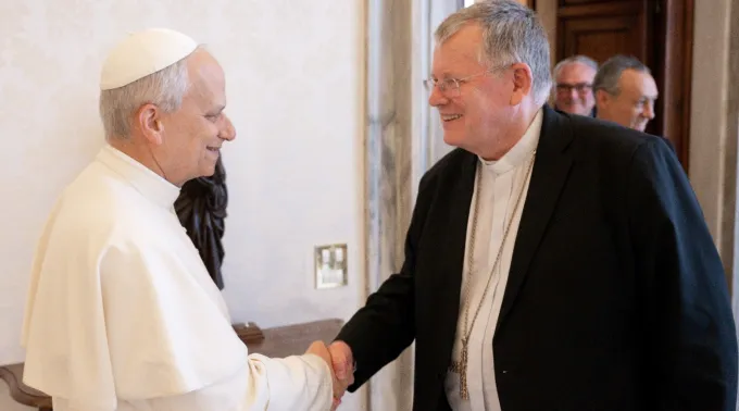 Papa Leão XIV e o cardeal Jaime Spengler