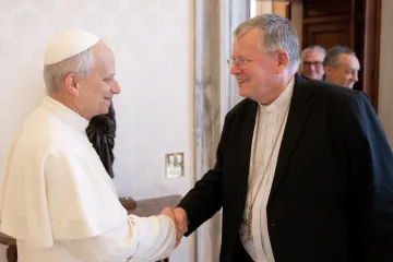 Papa Leão XIV e o cardeal Jaime Spengler