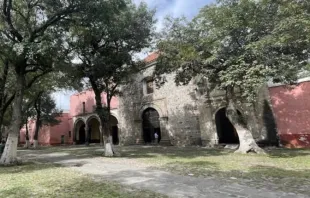 Exterior da catedral de Tlaxcala, no México, dedicada a Nossa Senhora da Assunção.