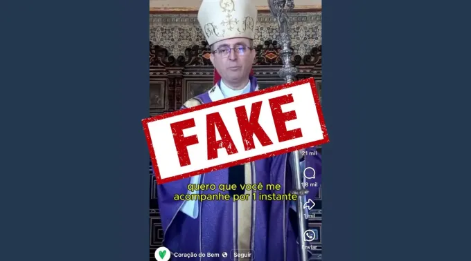 segundo vídeo falso do arcebispo de Salvador