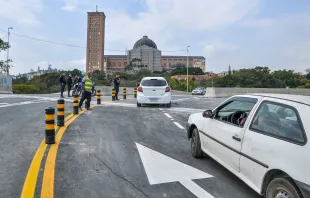 O ‘Viaduto Papa Francisco’ é o novo viaduto que liga a rodovia BR-116 ao Santuário Nacional Nossa Senhora Aparecida, em Aparecida (SP)