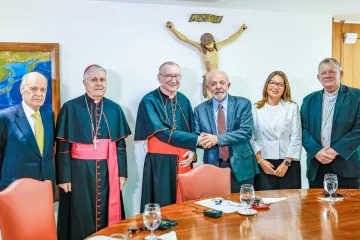 secretário de Estado da Santa Sé, cardeal Pietro Parolin no Brasil