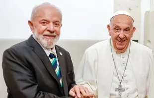 Lula com o papa Francisco