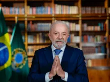 Lula durante seu pronunciamento aos brasileiros em 17 de julho, no Palácio da Alvorada, em Brasília (DF).