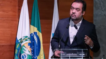 Foto ilustrativa do governador do Rio de Janeiro, Cláudio Castro.
