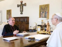 Dom Fernando Rifan participou de uma audiência privada com o papa Leão XIV em 15 de novembro de 2025, no Vaticano