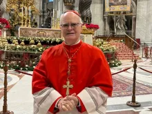Cardeal Odilo Scherer na basílica de São Pedro, no Vaticano, na missa da Solenidade da Epifania do Senhor e rito conclusivo do Jubileu 2025, em 6 de janeiro