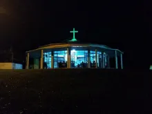 O santuário Nossa Senhora da Santa Cruz fica no bairro de Lajeado Paca, em Erechim (RS)