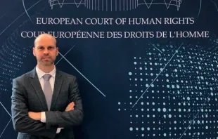 Jean-Paul Van De Walle, advogado da ADF International, na sede do Tribunal Europeu dos Direitos Humanos.