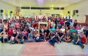 Participantes do aprofundamento sobre vida e família em Apuí (AM).