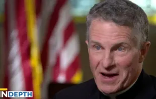 O arcebispo Timothy P. Broglio arcebispo das Forças Armadas dos EUA