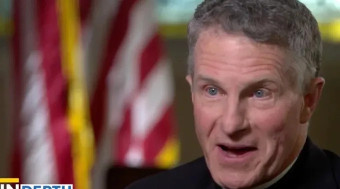 O arcebispo Timothy P. Broglio arcebispo das Forças Armadas dos EUA