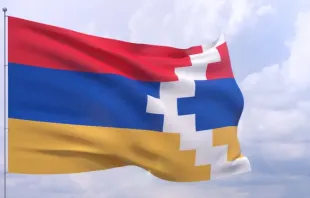 Bandeira Artsakh.