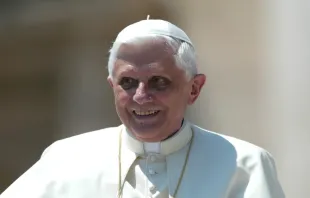 Papa Bento XVI durante audiências no Vaticano.
