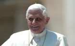 Papa Bento XVI durante audiências no Vaticano.