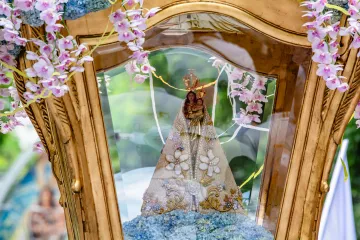 Imagem de Nossa Senhora de Nazaré no Círio 2024