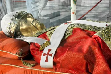 Imagem do papa Gregório X na catedral de Arezzo.