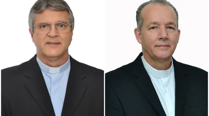 Frei Márcio Antonio Vidal de Negreiros e o padre Celso Alexandre