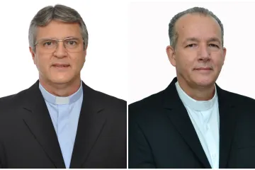 Frei Márcio Antonio Vidal de Negreiros e o padre Celso Alexandre