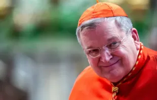 Cardeal Burke na Basílica de São Pedro, em 29 de junho de 2019.