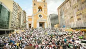 Milhares caminham em Florianópolis em defesa da vida