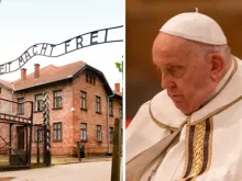 Entrada do campo de concentração de Auschwitz - Papa Francisco