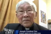 Cardeal Joseph Zen, arcebispo emérito de Hong Kong, em entrevista à EWTN