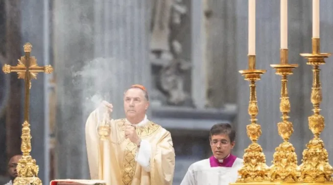 Cardeal Artime na oitava missa de Novendiales pela alma do papa Francisco ?? 