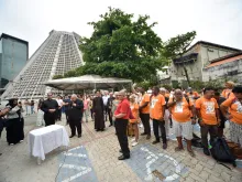 Inauguração da obra de ampliação dos banheiros e chuveiros no Centro Social São Sebastião.