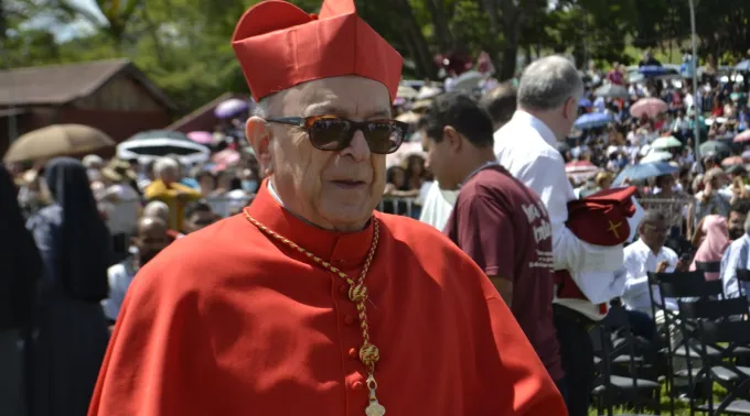 O cardeal Raymundo Damasceno na beatificação de Isabel Cristina, em 2022