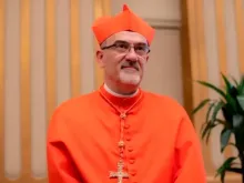 Patriarca Latino de Jerusalém, cardeal Pierbattista Pizzaballa.