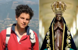 São Carlo Acutis e Nossa Senhora Aparecida