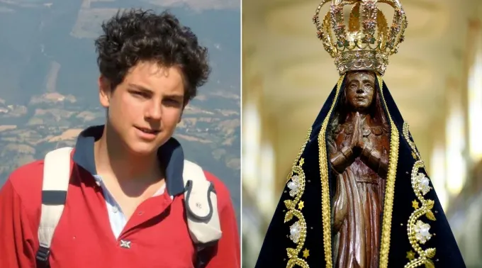 São Carlo Acutis e Nossa Senhora Aparecida