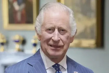 Rei Carlos III do Reino Unido.