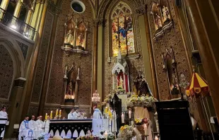 Missa celebrada na catedral em setembro de 2023